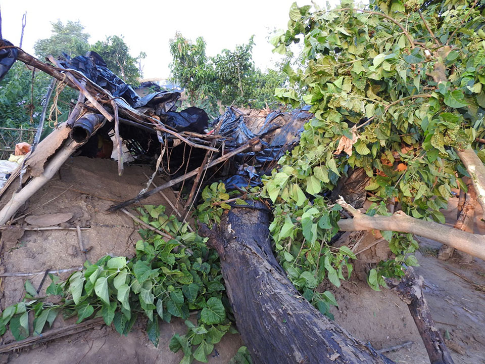 14 houses damaged by storm in Kaski